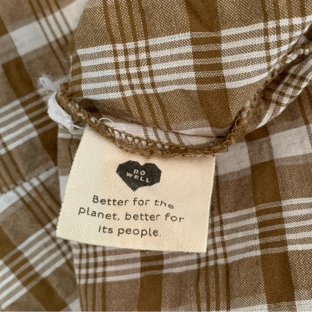 Madewell Westover Sandown Plaid Top - Picture 7 of 8